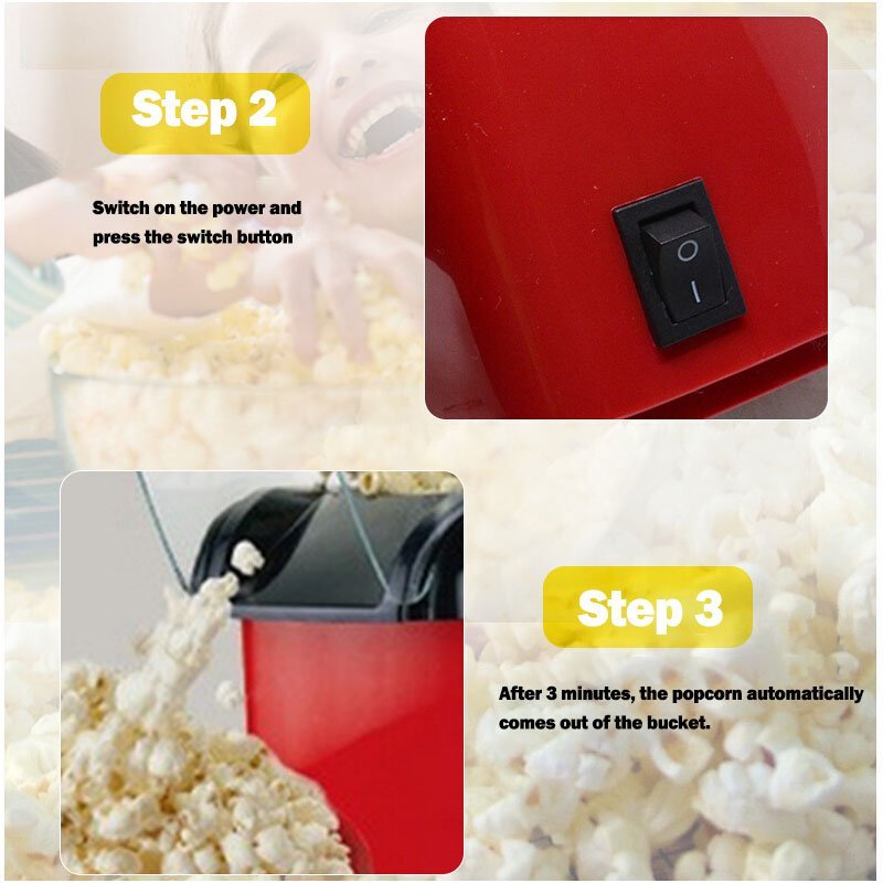 Mini Popcorn Machine - EmiraShop