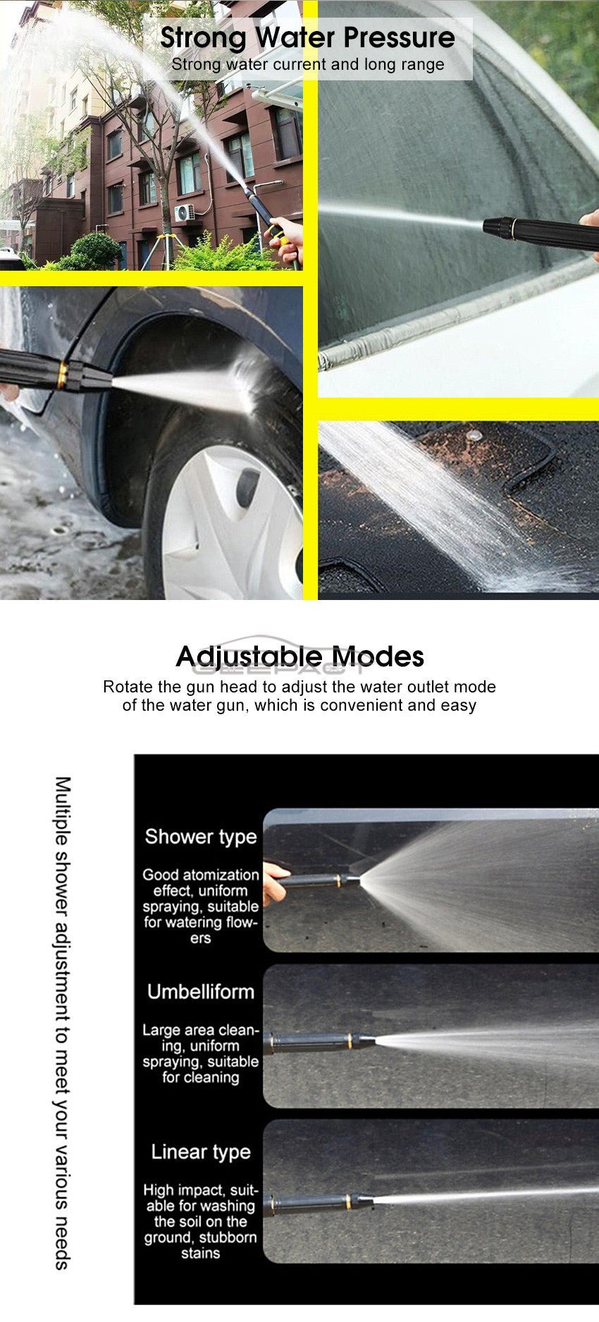 Portable Water Hose Nozzle - EmiraShop