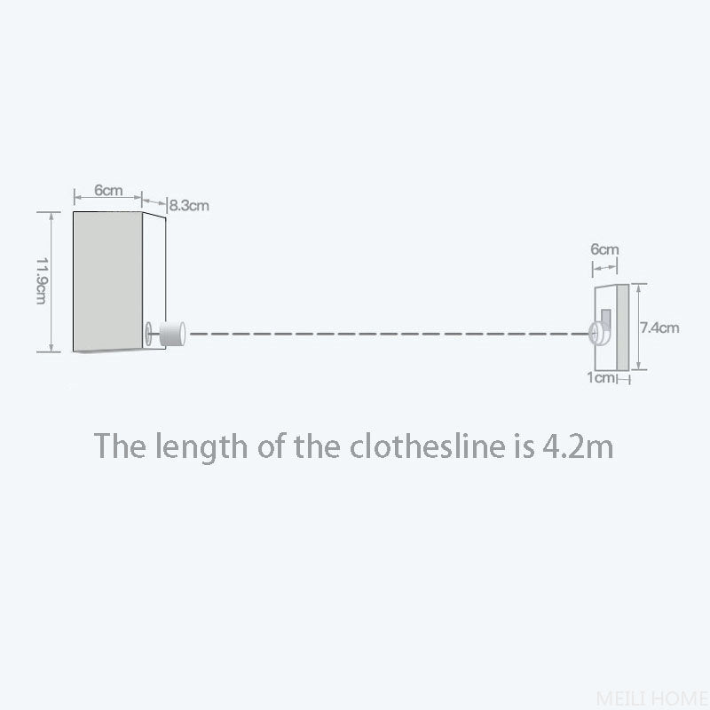 Telescopic Clothes Drying Rope - EmiraShop
