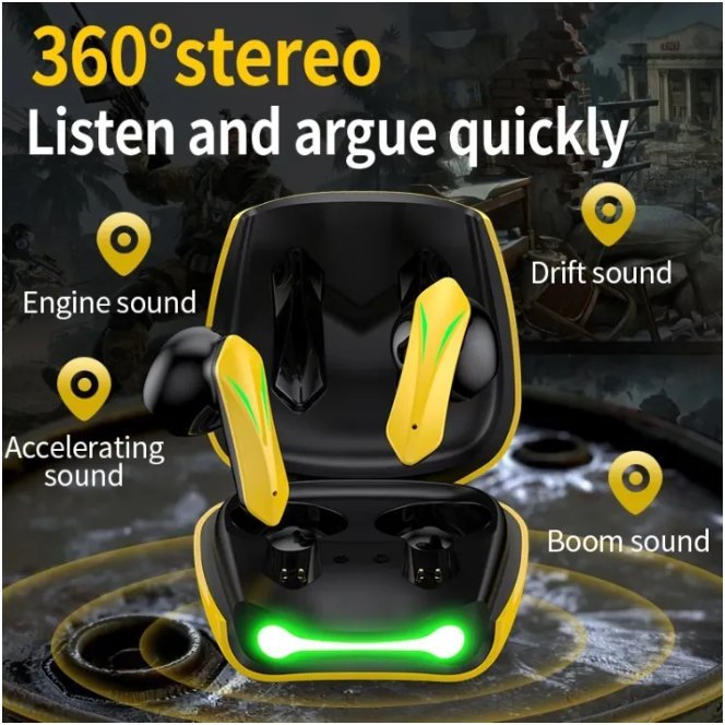 Wireless Earbuds Gaming Earphone - EmiraShop